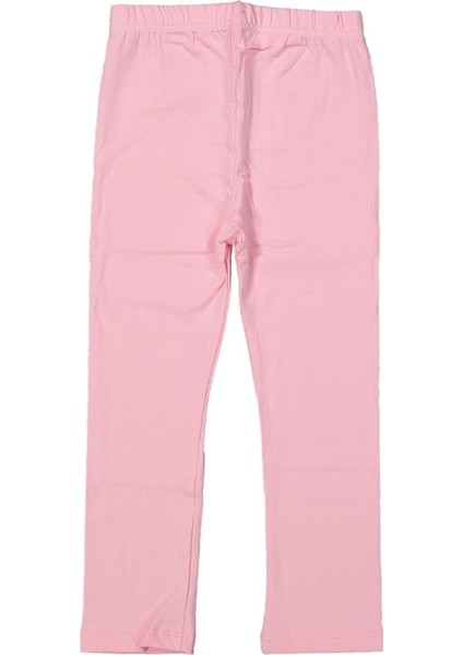 Kız 5/8 Yaş Likralı Penye Düz Tayt