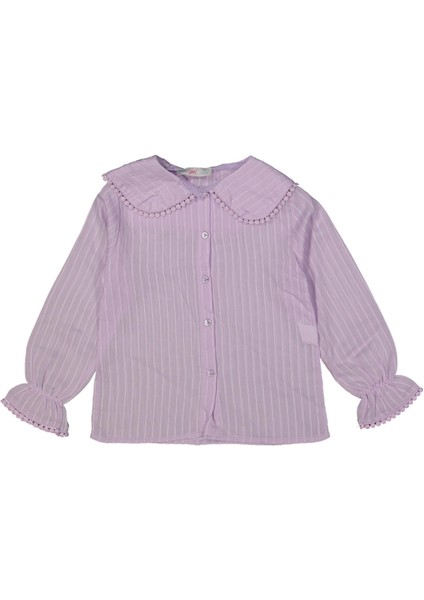 Kız 2/5 Yaş Bebe Yaka Gömlek