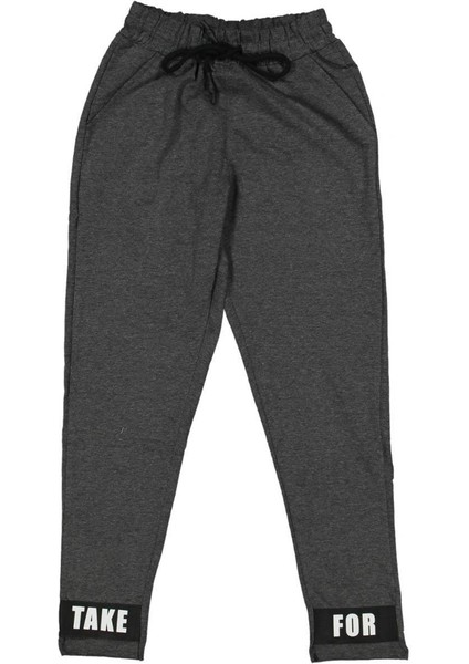 Kız 5/8 Yaş Paça Take For Baskılı Tek Alt