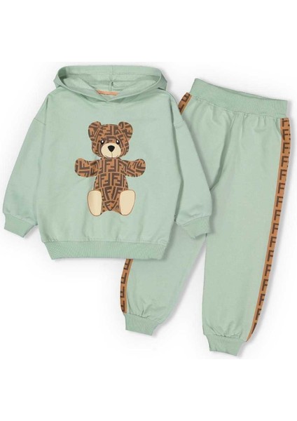Kız 3/6yaş Yaş F Ayı Baskılı 2ip Takım