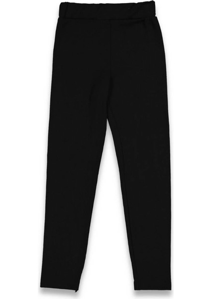 Kız 10/14 Yaş Fitilli Düz Tayt