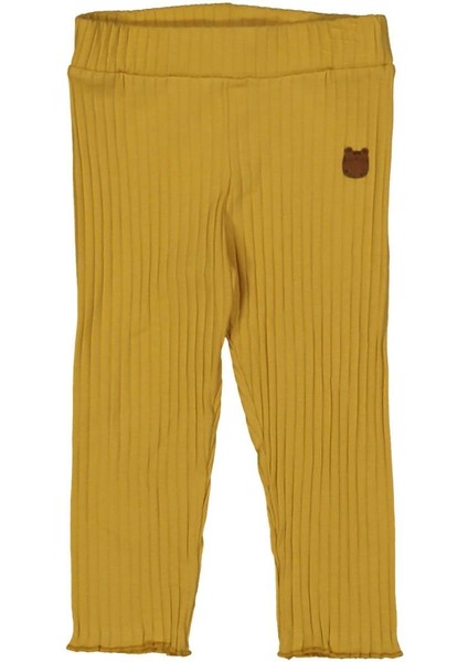 Kız 1/4 Yaş Ayı Armalı Fitilli Tek Tayt