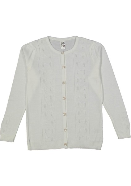 Kız 5/8 Yaş Baklava Desen Triko Hırka