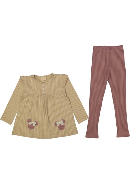 Kız 3/6 Yaş Puanlı Miki Baskılı Takım