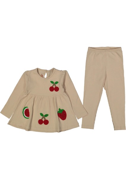 Kız 9/24 Ay Meyve Nakışlı Takım