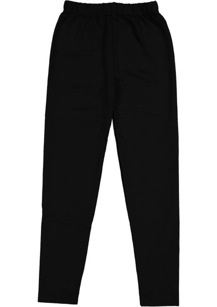 Kız 13/16 Yaş Com Penye Düz Tayt