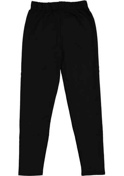 Kız 9/12 Yaş Com Penye Düz Tayt