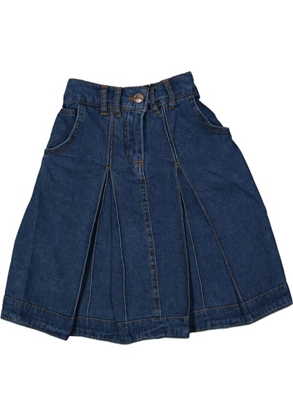 Kız 4/9 Yaş Cep Pileli Etek