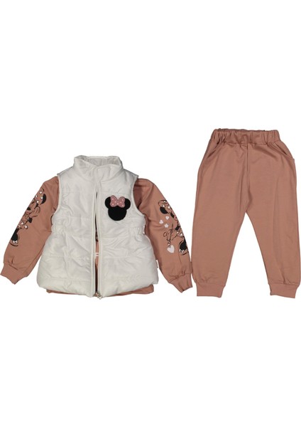 Kız 2/5 Yaş Miki Gölge Süzineli Yelekli Takım