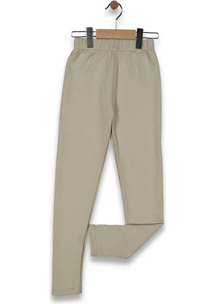 Kız 13/16 Yaş Beli Lastikli Tayt