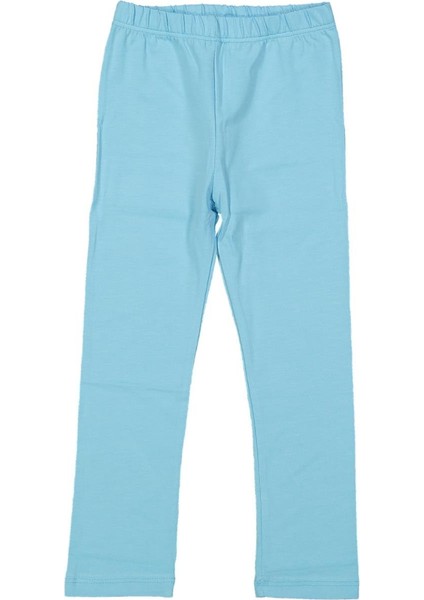 Kız 1/4 Yaş Likralı Penye Düz Tayt