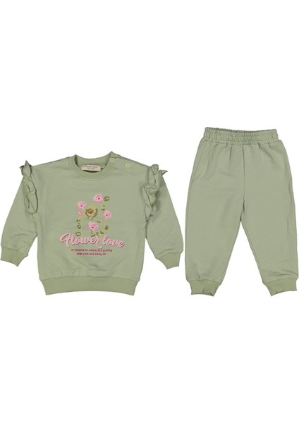 Kız 6/24 Ay Flower Love Baskı 2li Takım