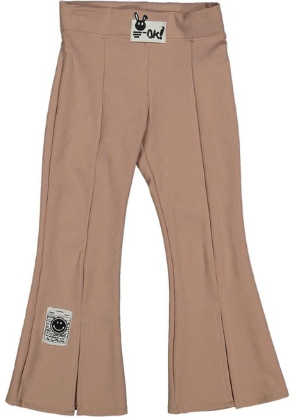 Kız 10/14 Yaş Fitilli Ispanyol Yırtmaçlı Tayt