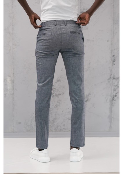 Beli Lastikli ve Iplikli Slimfit Pamuklu Jogger Pantolon