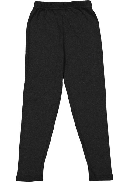 Kız 9/12 Yaş Melanjlı Içi Şardon Düz Tayt