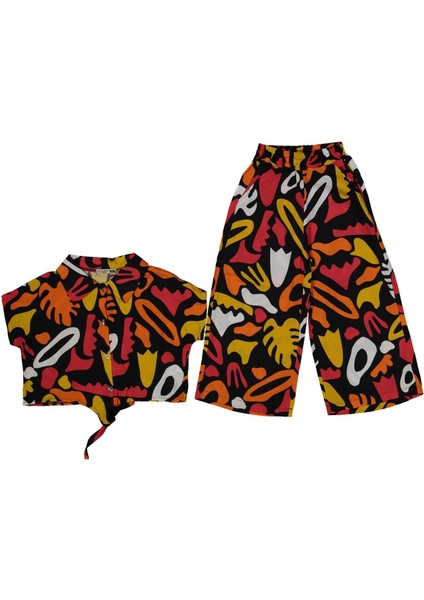 Kız 6/9 Yaş Baskılı Takım