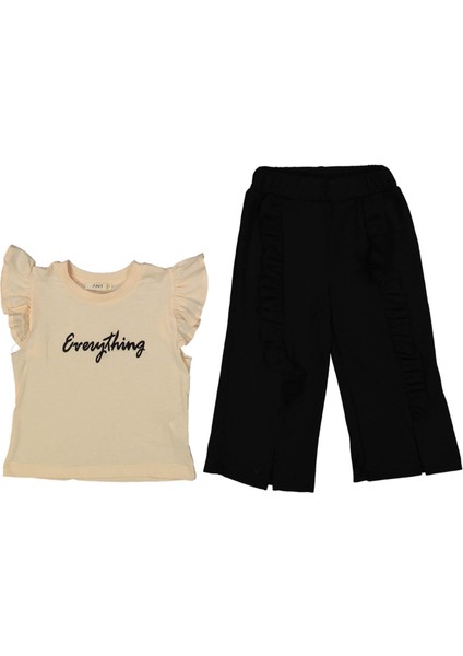 Kız 3/7 Yaş Everthıng Nakışlı 2li Takım