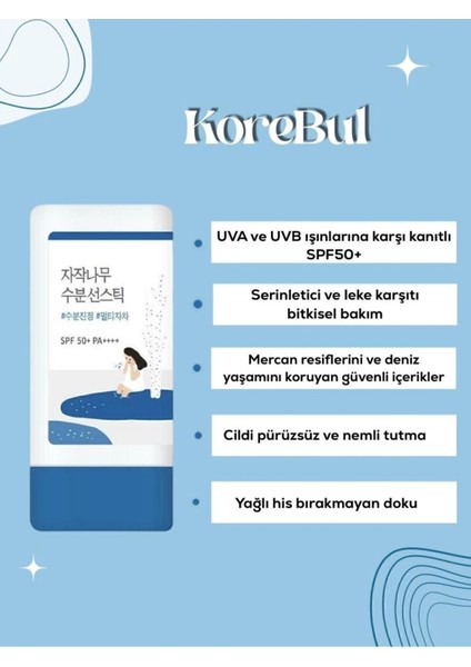 Moistruizng Sun Stick Serinletici ve Nemlendirici Yüksek Uv Korumalı Güneş Kremi 19 gr