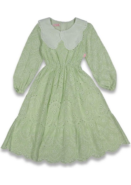 Kız 10/16 Yaş Yakalı Elbise