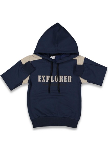 Erkek 5/8 Yaş 2 Ip Explorer Kapşonlu Sweat