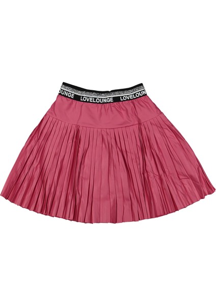 Kız 13/16 Yaş Piliseli Deri Etek