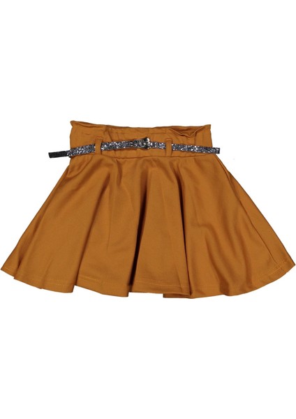 Kız 10/14 Yaş Scuba Kemerli Geniş Garson Etek