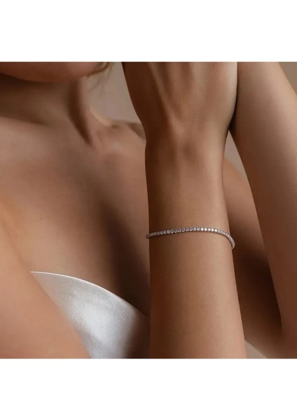 925 Ayar Gümüş Su Yolu Bileklik Zirkon Taşlı Suyolu Bileklik Kadın Bileklik Gümüş Bileklik fiyatları