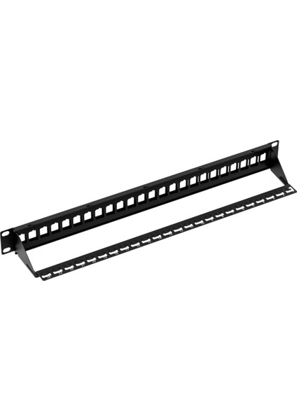 AC-610-24 Moduler Utp/ftp CAT6/CAT6A 24 Port Boş 1u Zırhlı Patch Panel