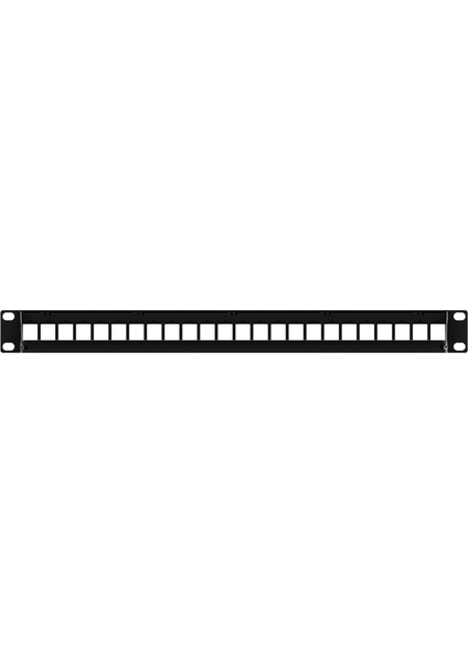 AC-610-24 Moduler Utp/ftp CAT6/CAT6A 24 Port Boş 1u Zırhlı Patch Panel