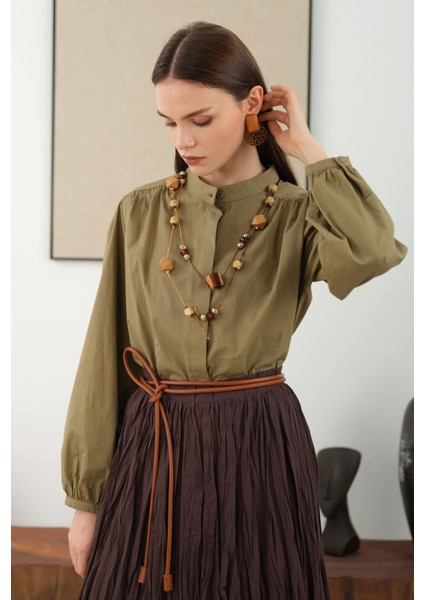 Kraşlı Vual Etek Acı Kahve