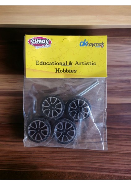 4 Lü Plastik Araba Tekeri ve 2 Adet Bağlantı Çubuğu fiyatları