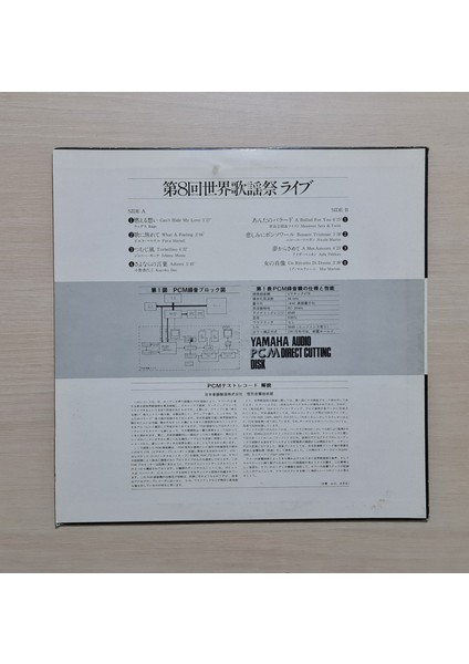 8th World Popular Song Festival In Tokyo '77 (Ajda Pekkan Orıental Eurovısıon) - Japon Baskı - 1977 - Longplay - Lp fiyatları