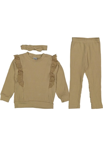 Kız 3/6 Yaş Fistolu Bandanalı 2li Tk