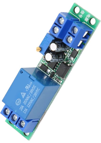 12V Ayarlanabilir Gecikme Zamanlayıcılı Röle Modülü