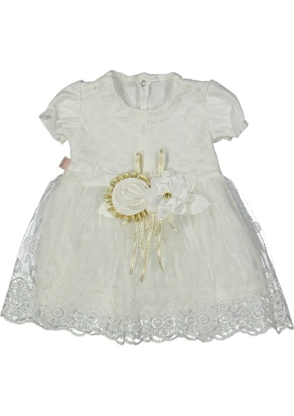 Kız 1/3 Yaş Dünya Kısakol Büyük Çiçekli Elbise