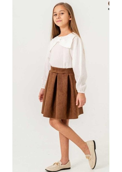 Kız 3/7 Yaş Piliseli Sukuba Süetli Takım