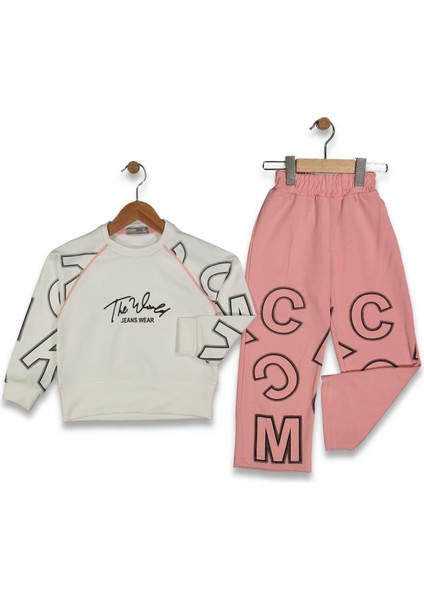 Kız 4/11 Yaş Jeans Wear Baskılı 2li Takım