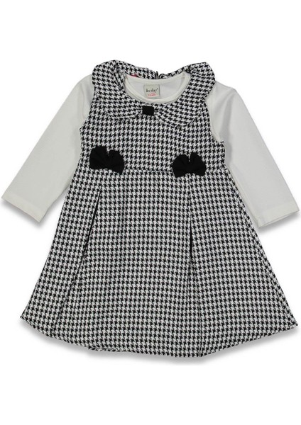 Kız 3/7 Yaş Badili Kazayağı Desen Fiyonklu Jile