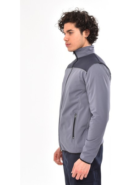Unisex Çıkma Kollu Outdoor Softshell Mont - Su Geçirmez Mont