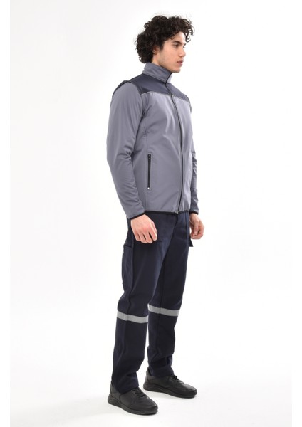 Unisex Çıkma Kollu Outdoor Softshell Mont - Su Geçirmez Mont