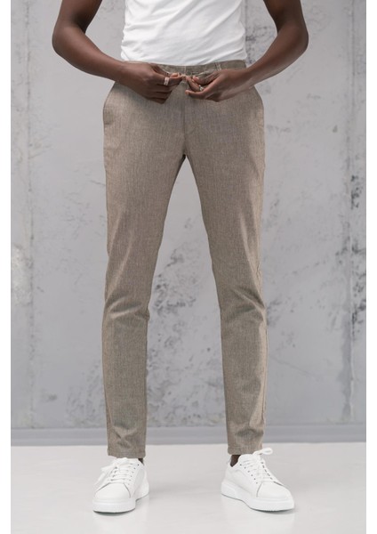 Beli Lastikli ve Iplikli Slimfit Pamuklu Jogger Pantolon fiyatları