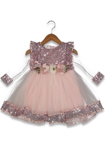 Kız 1/3 Yaş Pullu Elbise