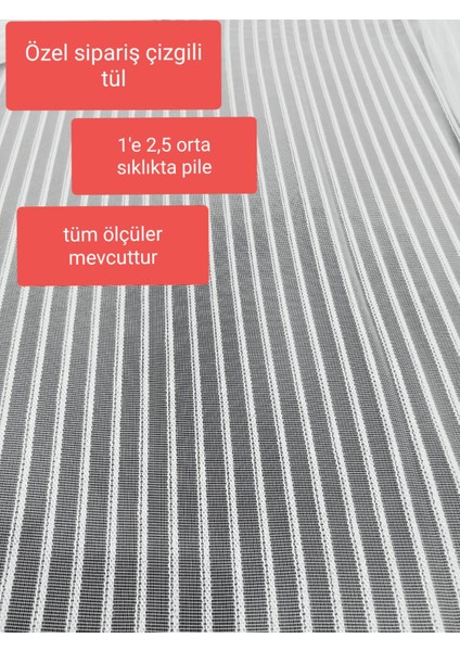 Çizgili Tül