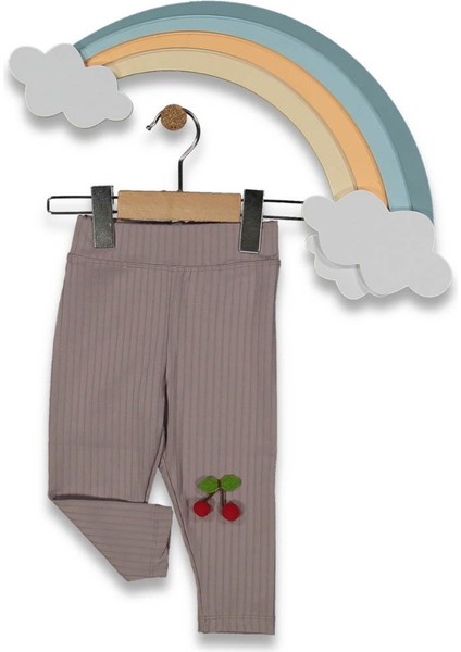 Kız 1/4 Yaş Gipeli Nakışlı Tayt