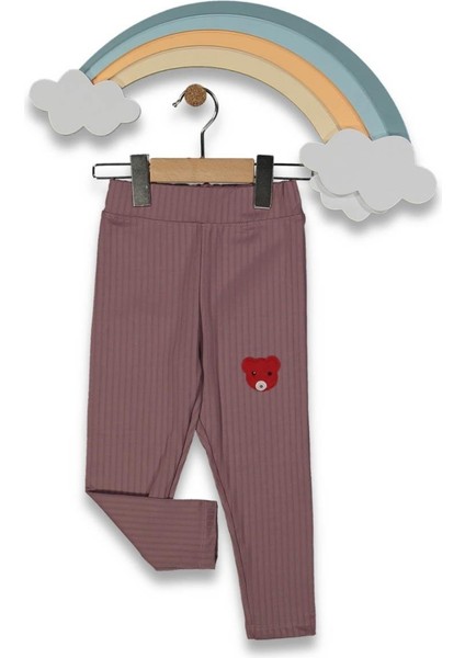 Kız 1/4 Yaş Gipeli Nakışlı Tayt