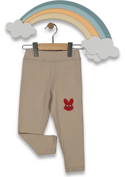 Kız 1/4 Yaş Gipeli Nakışlı Tayt