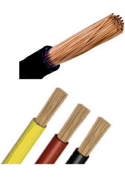 0.50 Mm2 Nyaf Kablo (Tek Damar Çok Telli Bakır Kablo) (Kırmızı)