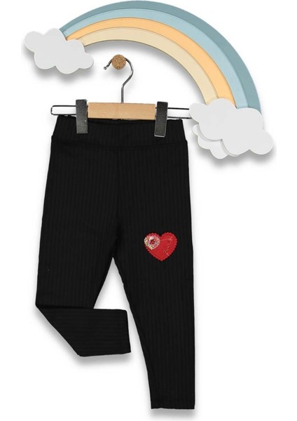 Kız 1/4 Yaş Gipeli Nakışlı Tayt