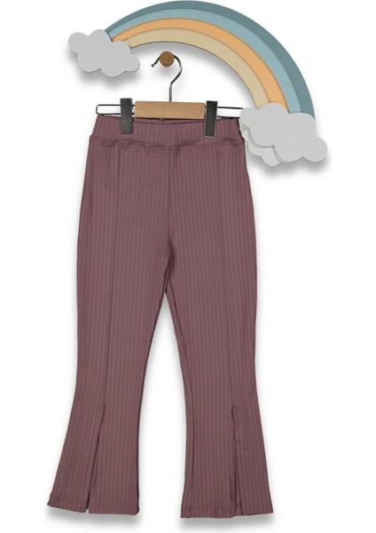 Kız 5/8 Yaş Gipeli Yırtmaçlı Tayt