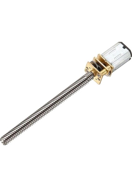 N20 6V Dc 500 Rpm M3X55 mm Mikro Metal Redüktörlü Uzun Şaftlı Motor